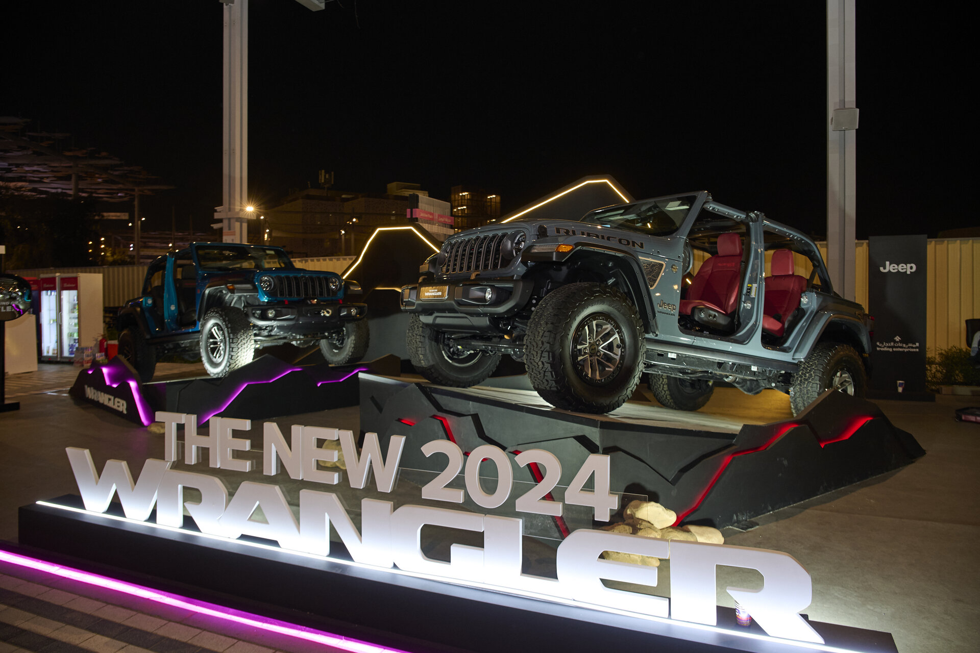 Jeep Wrangler stand