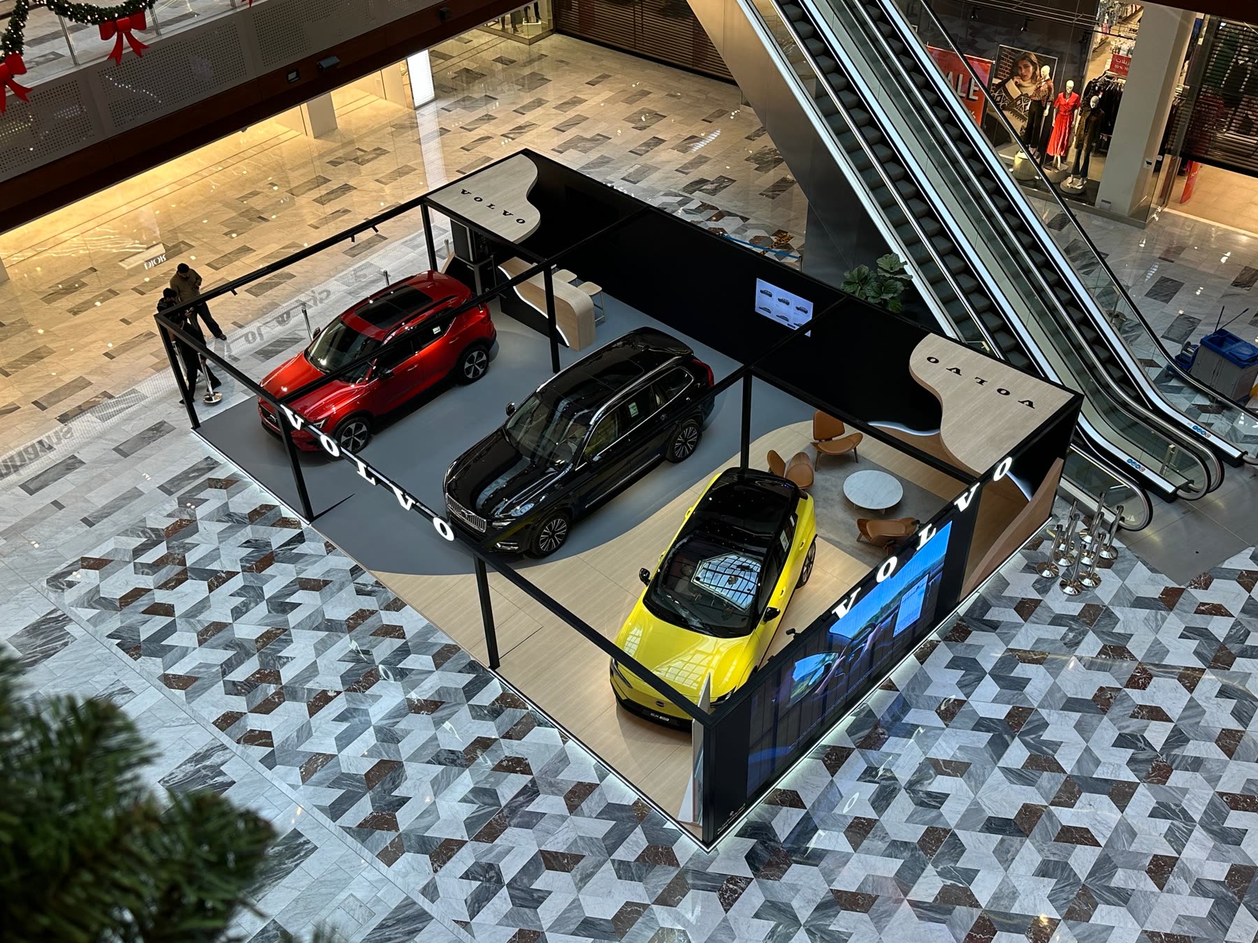 Volvo pop-up at The Galleria