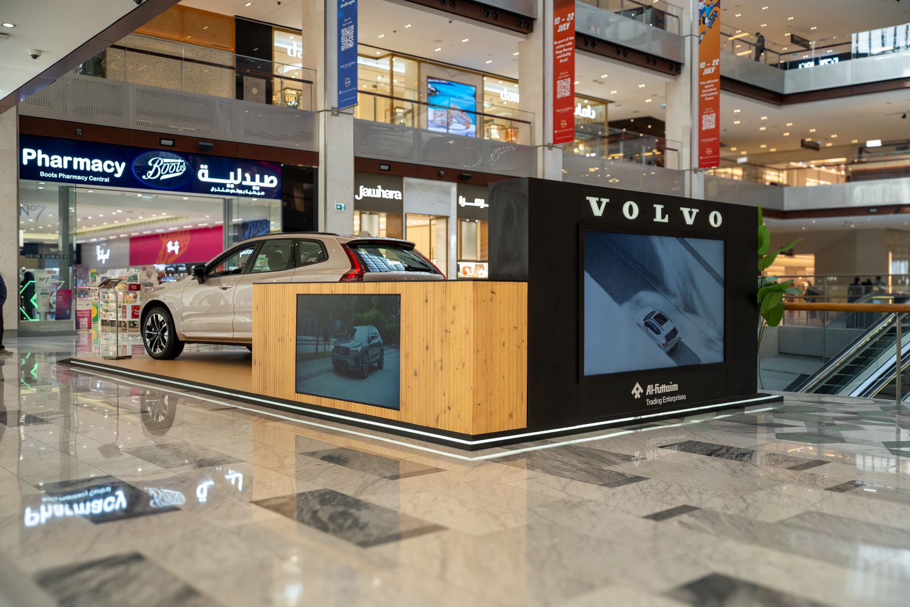 Volvo pop-up at The Galleria